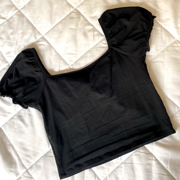 Ava Tie Front Short Sleeve Top - Picture 3 of 4